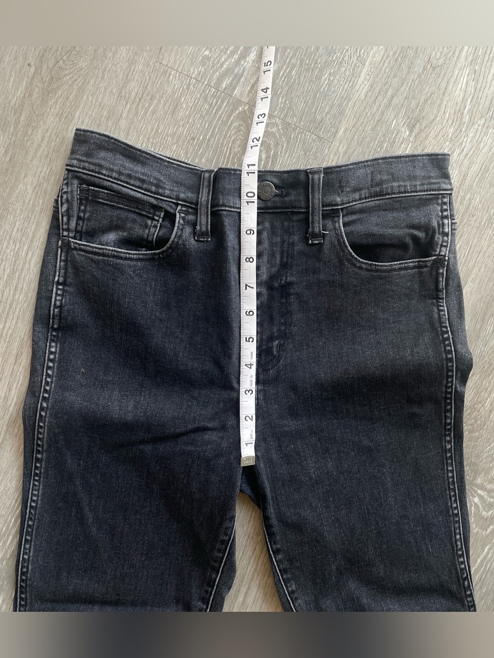 Madewell 10” High Riser Skinny Skinny Jeans Size 29 Dark Wash Stretch Denim - Picture 9 of 9
